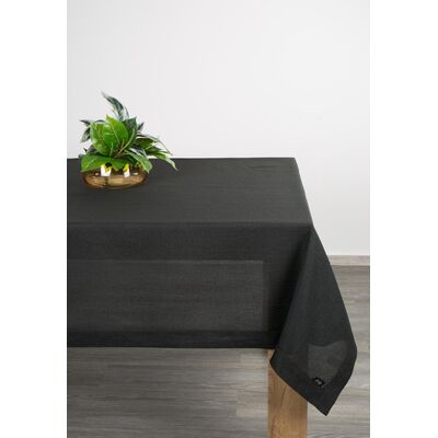 Obrus dekoracyjny Stella 140 x 220 cm czarny