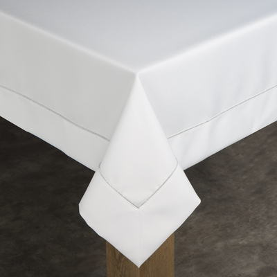 Obrus dekoracyjny Dorita 145 x 350 cm biały