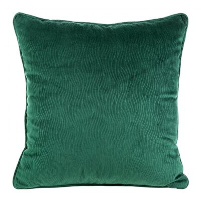 Poszewka dekoracyjna Lili 40 x 40 cm ciemnozielona