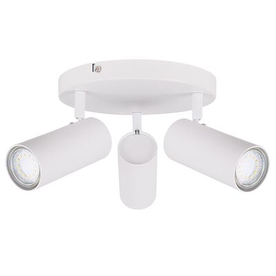 Lampa sufitowa COLLY biały 3 x 15 W GU10 klosz biały