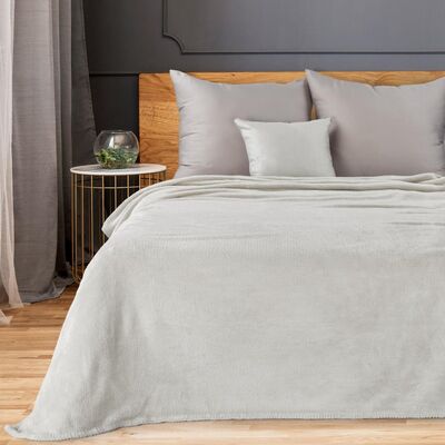 Koc RICKY/1 150 x 200 cm srebrny