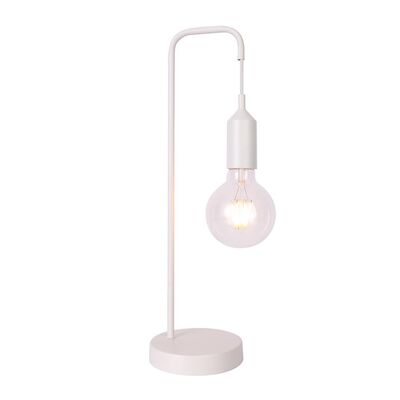 Lampa stołowa LAREN 1 x 40 W E27 biały