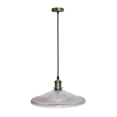 Lampa wisząca CHESTER 1 x 40 W E27 transparentny, patyna