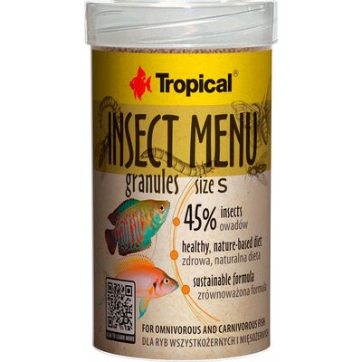 Pokarm dla ryb Insect Menu granules S 100 ml 54 g