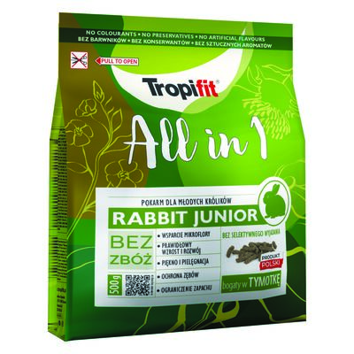 Pokarm dla młodych królików TROPIFIT ALL IN 1 500 g
