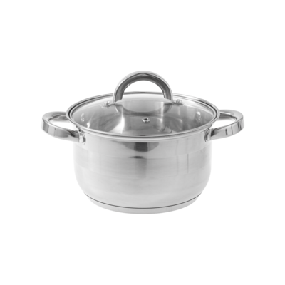 Garnek ze stali nierdzewnej z pokrywką ROGER 24 cm 5 litrów