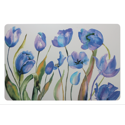 Podkładka TULIPANY 43,5 x 28,5 cm niebieski