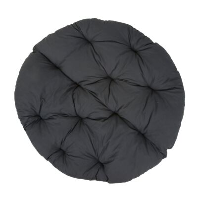 Poduszka okrągła na fotel wiszący szara D002-16PB 100 x 100 cm