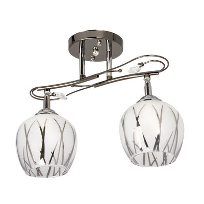 Lampa sufitowa W-A 2435 2 x E27 chrom/mleczny