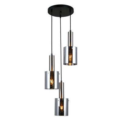 Lampa wisząca Sardo 3 x E27 nikiel