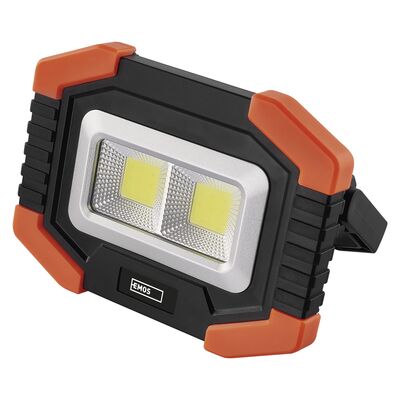 Latarka naświetlacz LED COB 350 lm 3 x AA czarno-pomarańczowy
