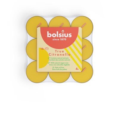 Podgrzewacz zapachowy 4 h 18 sztuk True Citronella