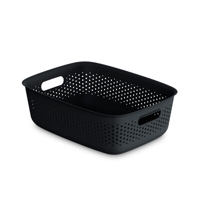 POJEMNIK OPENSTORE 39X29X13CM 10L CZARNY (5510)
