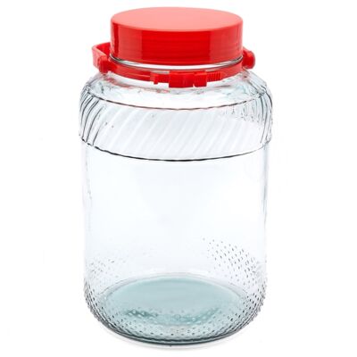 Słoik z plastikową pokrywką 5 l