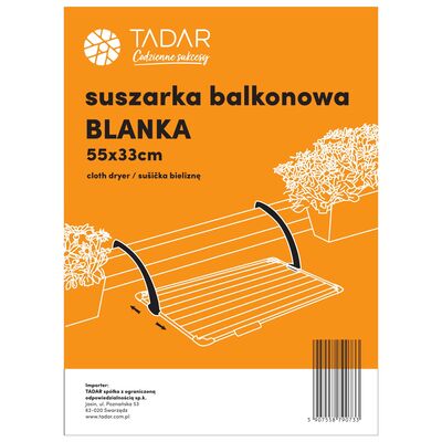 Suszarka na pranie Blanka 55 x 33 cm mix kolorów