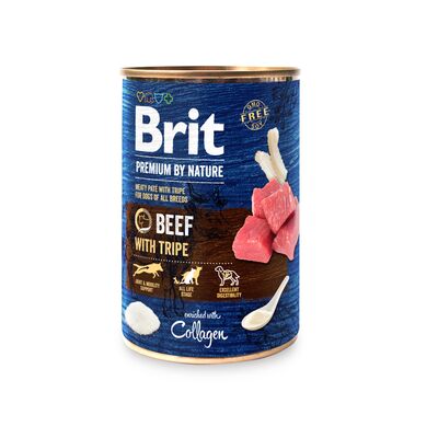 Karma mokra dla psa Beef Tripe 400 g Brit Premium by Nature