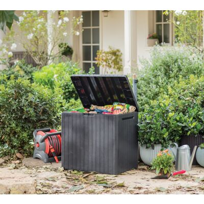 Skrzynia ogrodowa City storage box 113 L grafit Keter