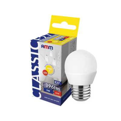 Żarówka LED AMM E27 B45 5 W WW