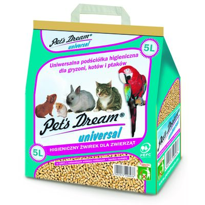 Żwirek drewniany uniwersalny Pet's dream 5 l